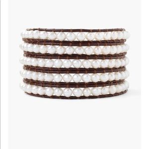 Chan Luu five wrap pearl bracelet